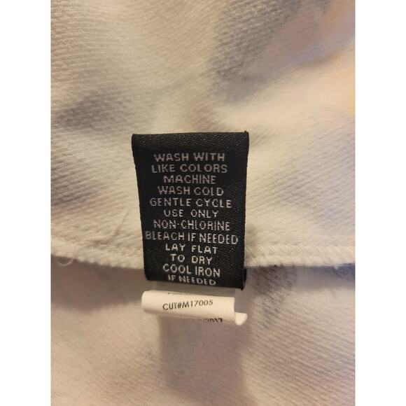 Torrid White Floral Textured Lined Knit High Neck Skater Dress Women's Size 1X - Picture 11 of 12